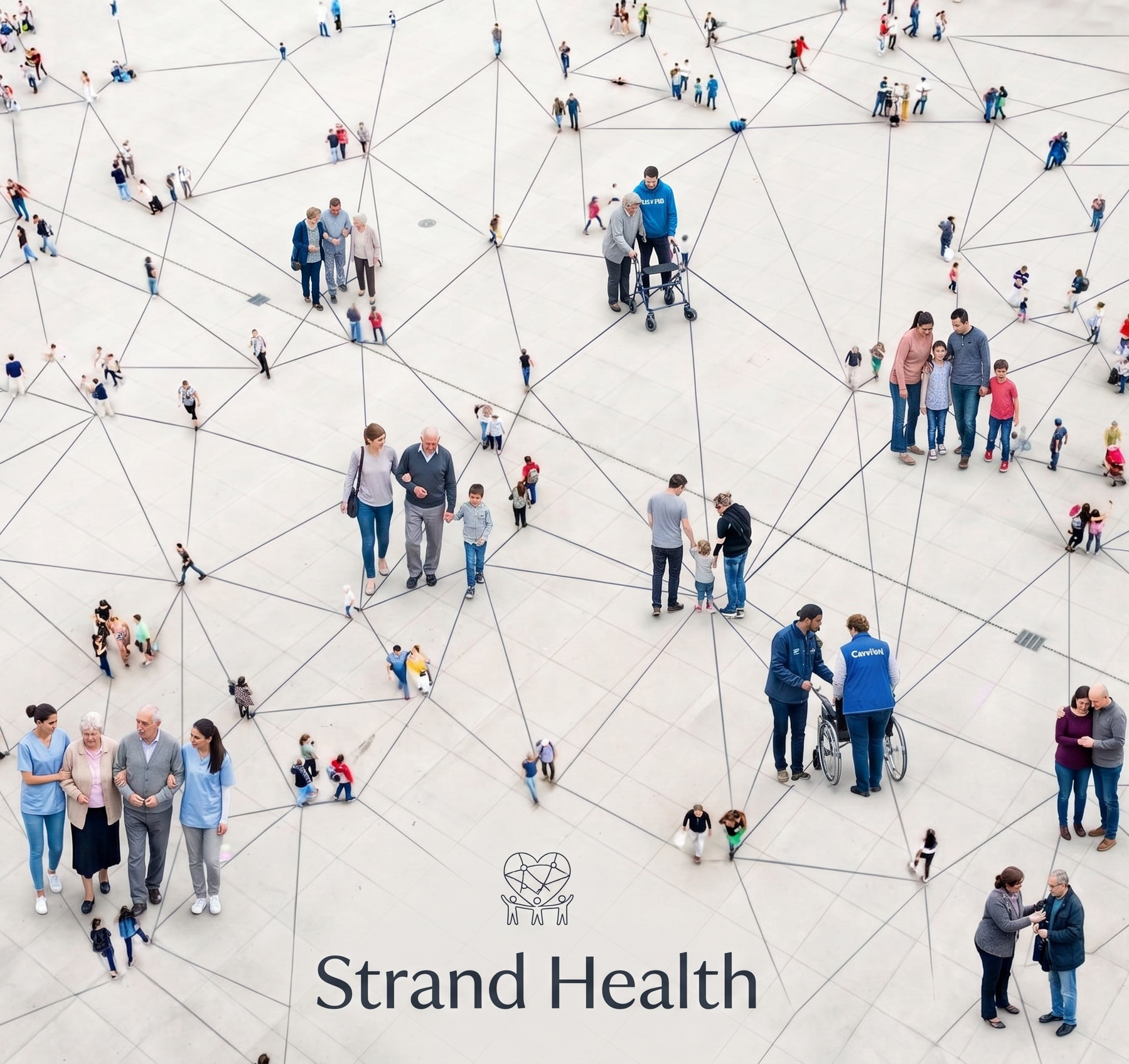 Strand Healthcare Platform interface showing the practice management dashboard